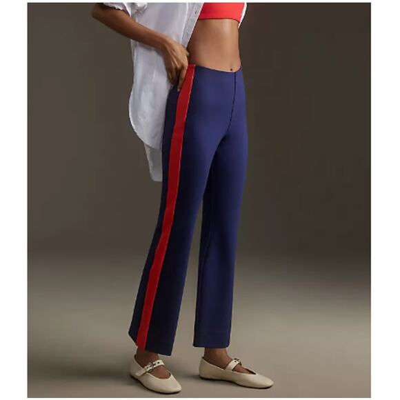New MAEVE ANTHROPOLOGIE Women's The Margot Kick-Flare Cropped Pants Size XSP - Picture 3 of 10